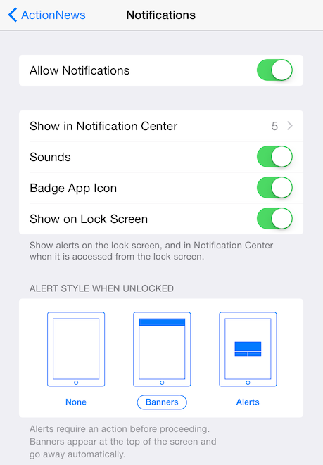 NotificationSettings